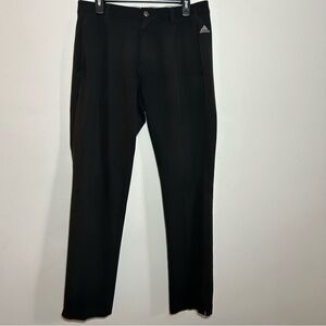 Adidas Men's Golf Pants Size 32x32 Black Lightweight Stretch Pockets Flat Front